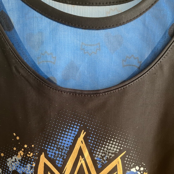 EUC Disney Descendants 3 “Evie” Theme Black & Blue Heart Costume size L (10/12) - Picture 2 of 7